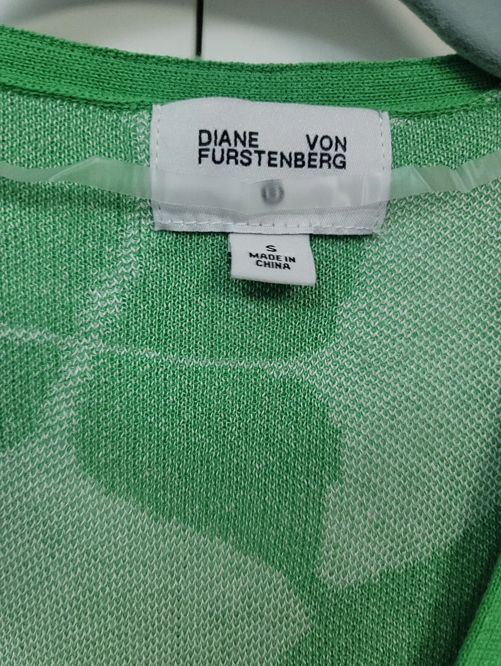 Diane von Furstenberg x Target Ginkgo Green Wrap Sweater Dress Tunic DVF Medium - Picture 4 of 7